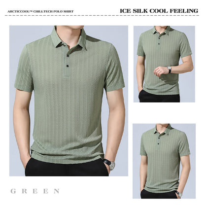 🥶ArcticCool™ ChillTech Breathble Polo Shirts❄Men‘s Quick-Drying CoolEase Shirt