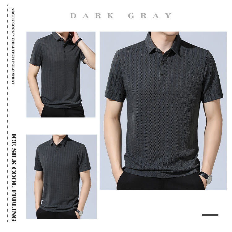 🥶ArcticCool™ ChillTech Breathble Polo Shirts❄Men‘s Quick-Drying CoolEase Shirt