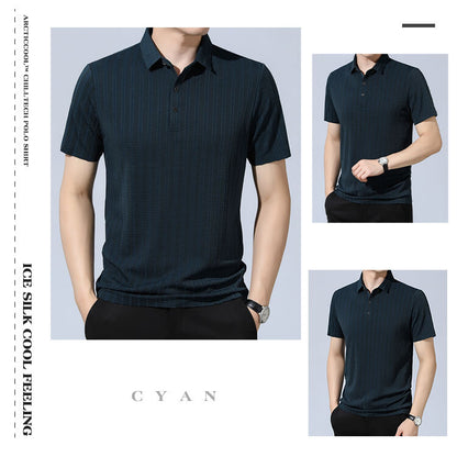 🥶ArcticCool™ ChillTech Breathble Polo Shirts❄Men‘s Quick-Drying CoolEase Shirt