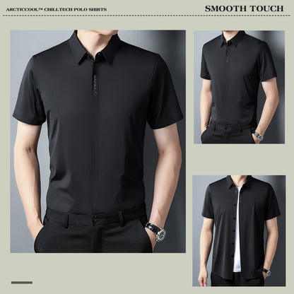 🥶ArcticCool™ ChillTech Polo Shirts❄Men‘s Quick-Drying CoolEase Polo Shirt