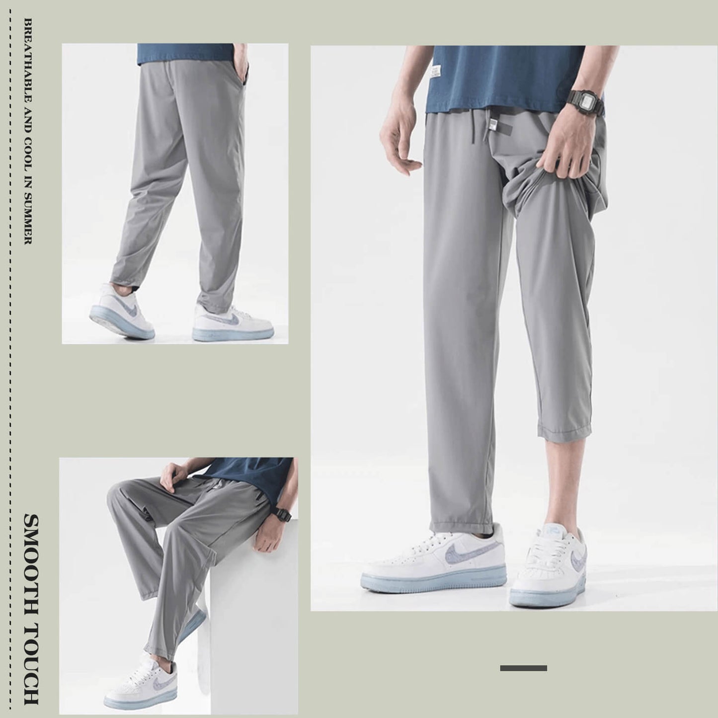 🥶ArcticCool™ ChillTech Casual Pants❄Men‘s Quick-Drying Cooling Pants