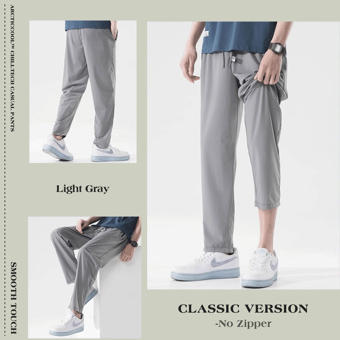 🥶ArcticCool™ ChillTech Casual Pants❄Men‘s Quick-Drying Cooling Pants
