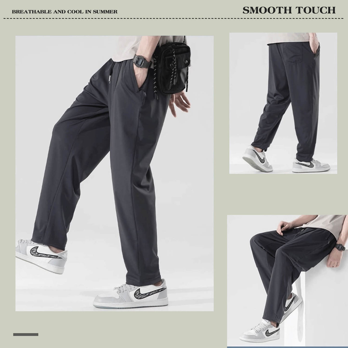 🥶ArcticCool™ ChillTech Casual Pants❄Men‘s Quick-Drying Cooling Pants
