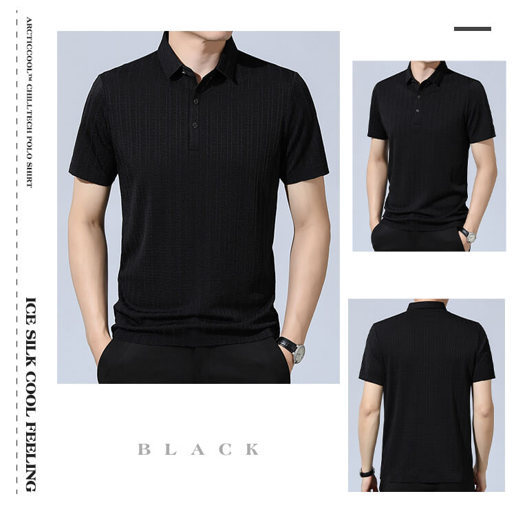 🥶ArcticCool™ ChillTech Breathble Polo Shirts❄Men‘s Quick-Drying CoolEase Shirt